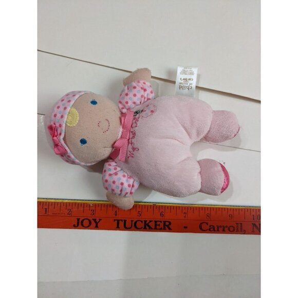 Carters child of mine my first doll pink rattle toy plush 7"  Baby - Picture 5 of 5